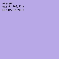 #B8A8E7 - Biloba Flower Color Image